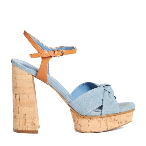 New GUESS Roslynn Knotted Platform Sandal SZ 10 - Picture 5 of 7